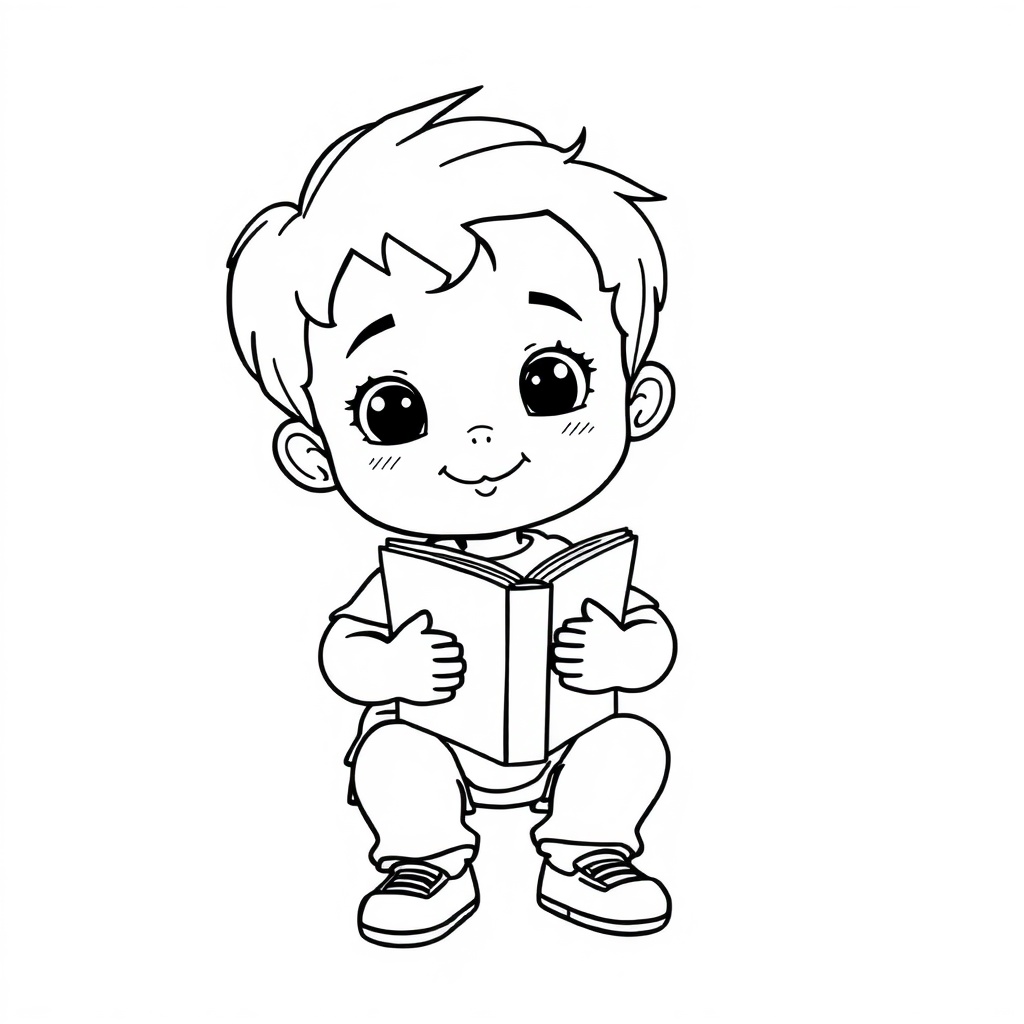 kindergarten coloring page 8