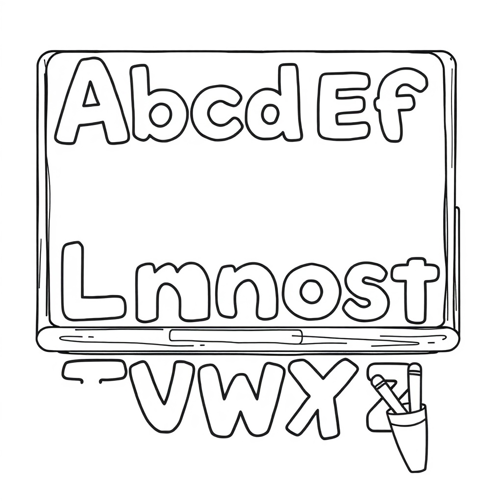 kindergarten coloring page 6