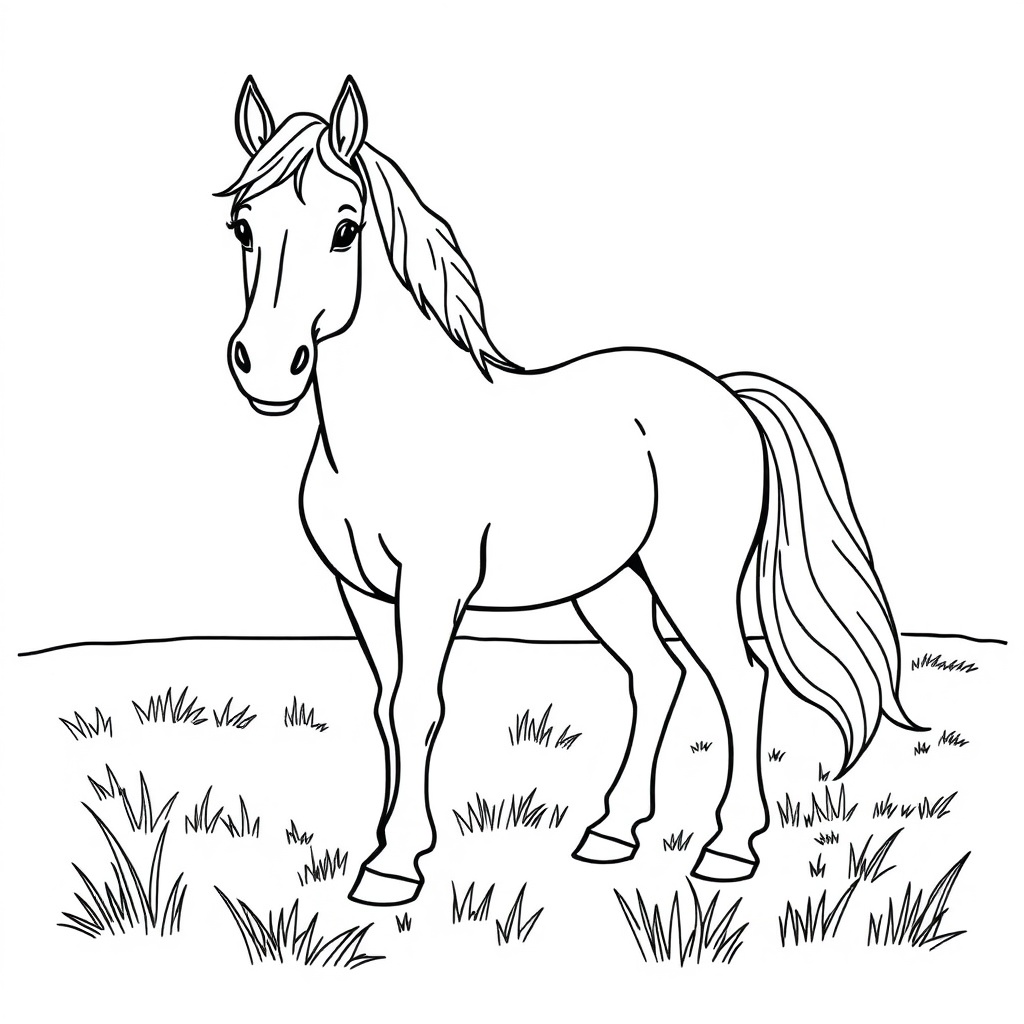 farm animal coloring page 5