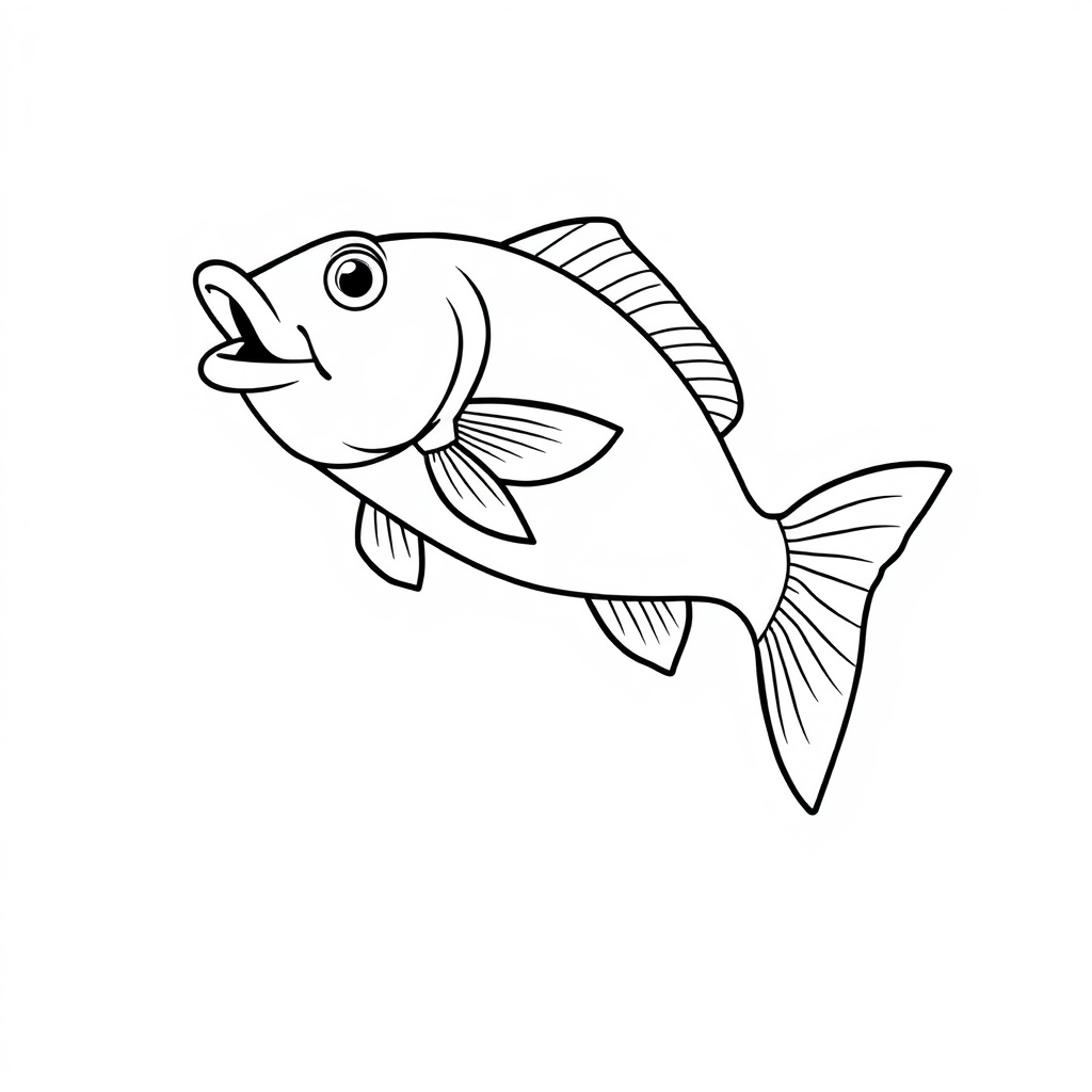 fish coloring page 6