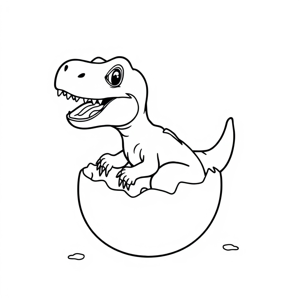 dinosaur coloring page 5