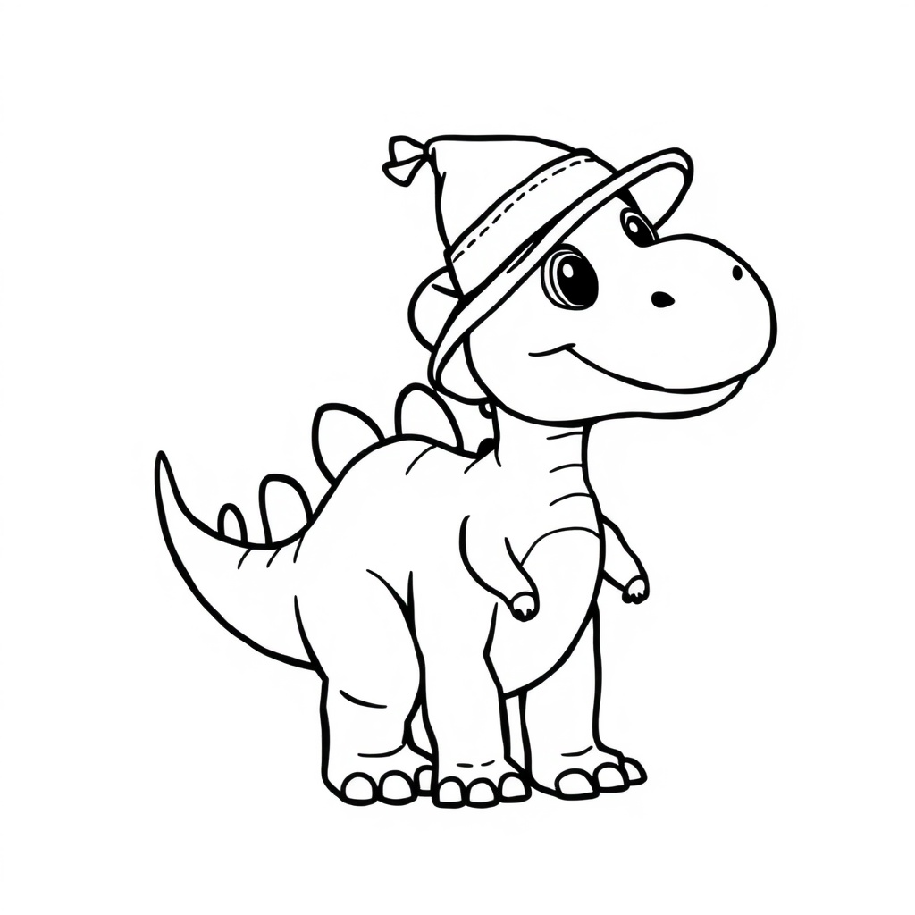 dinosaur coloring page 8