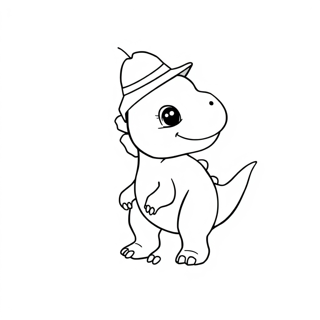 dinosaur coloring page 8
