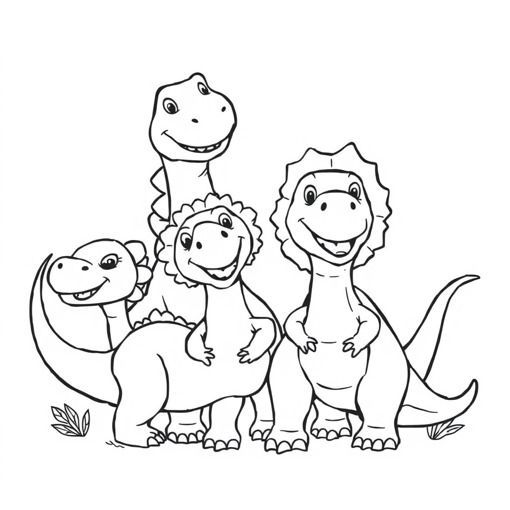 dinosaur coloring page 7