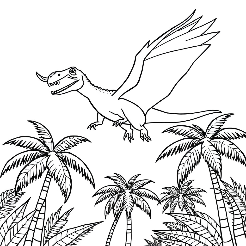 dinosaur coloring page 6