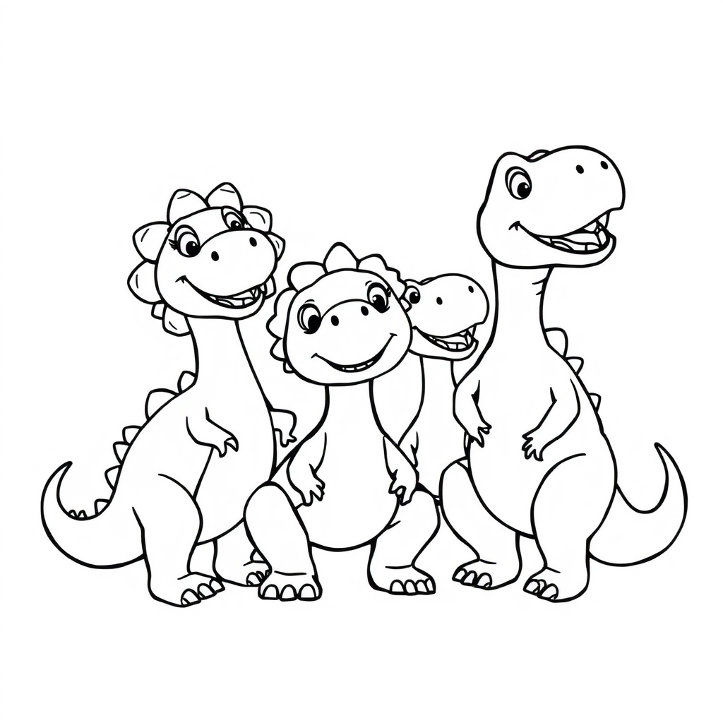 dinosaur coloring page 7
