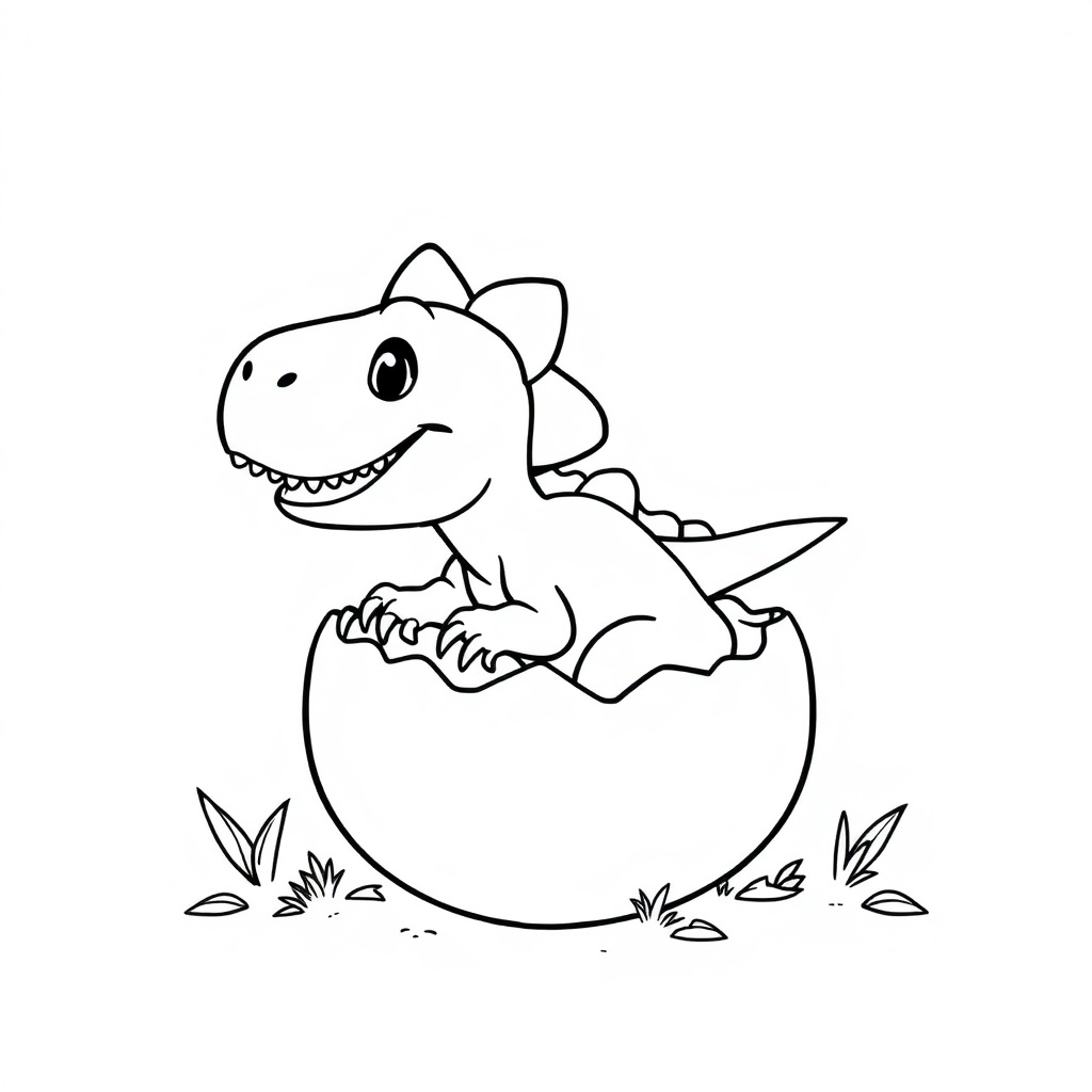 dinosaur coloring page 5