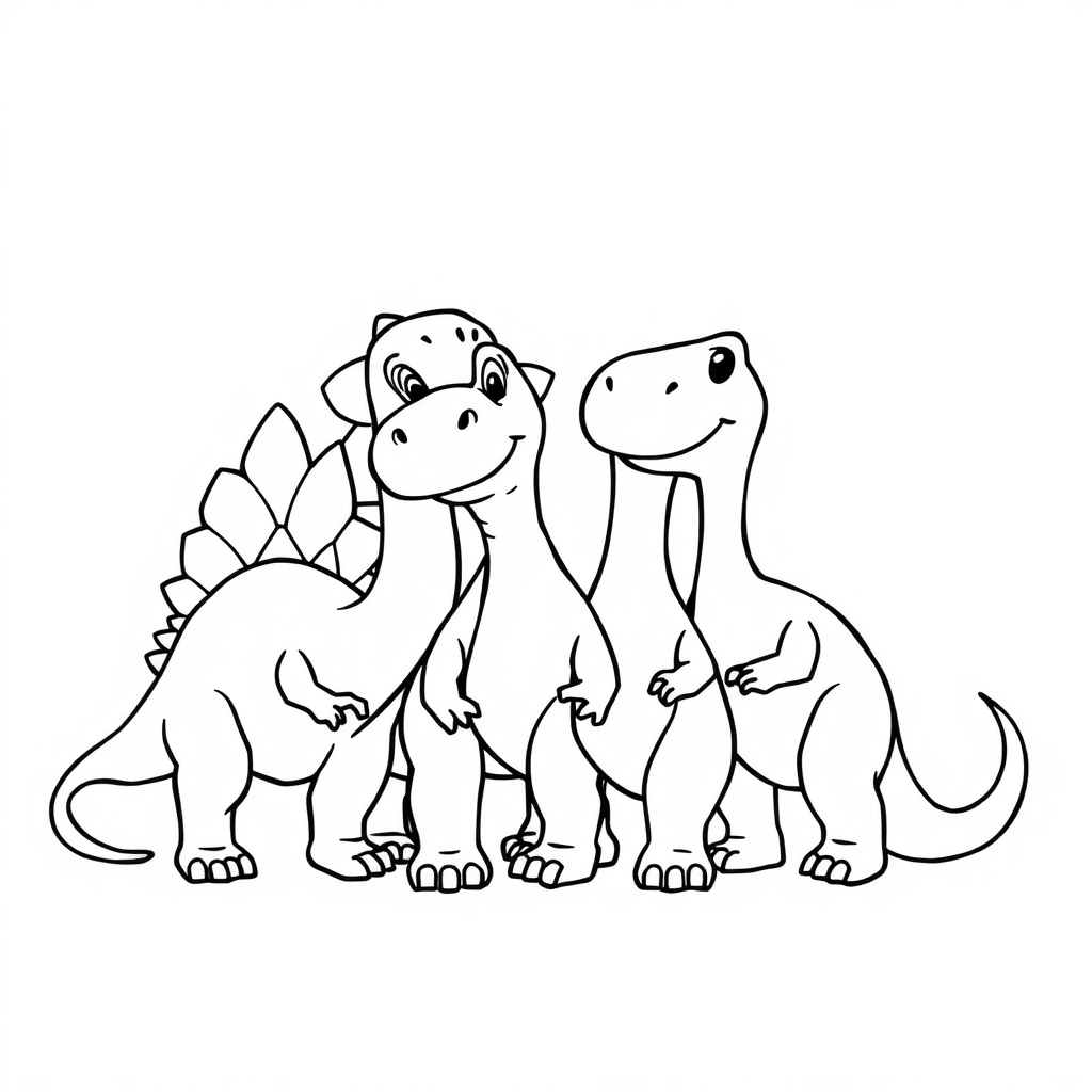 dinosaur coloring page 7