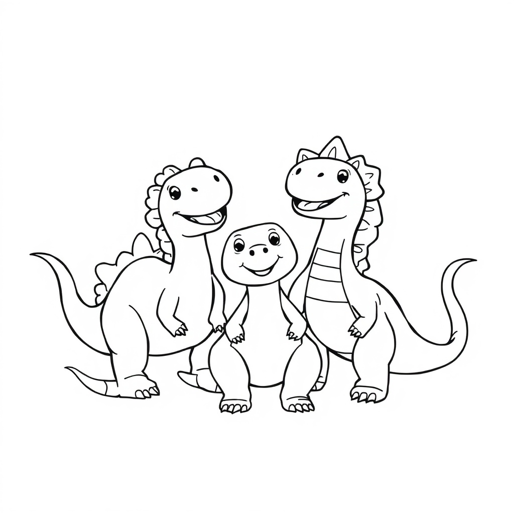 dinosaur coloring page 7