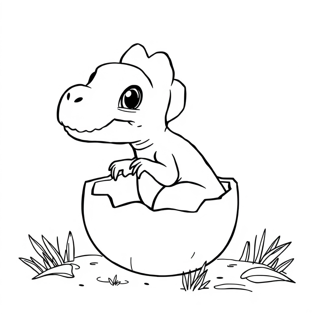 dinosaur coloring page 5