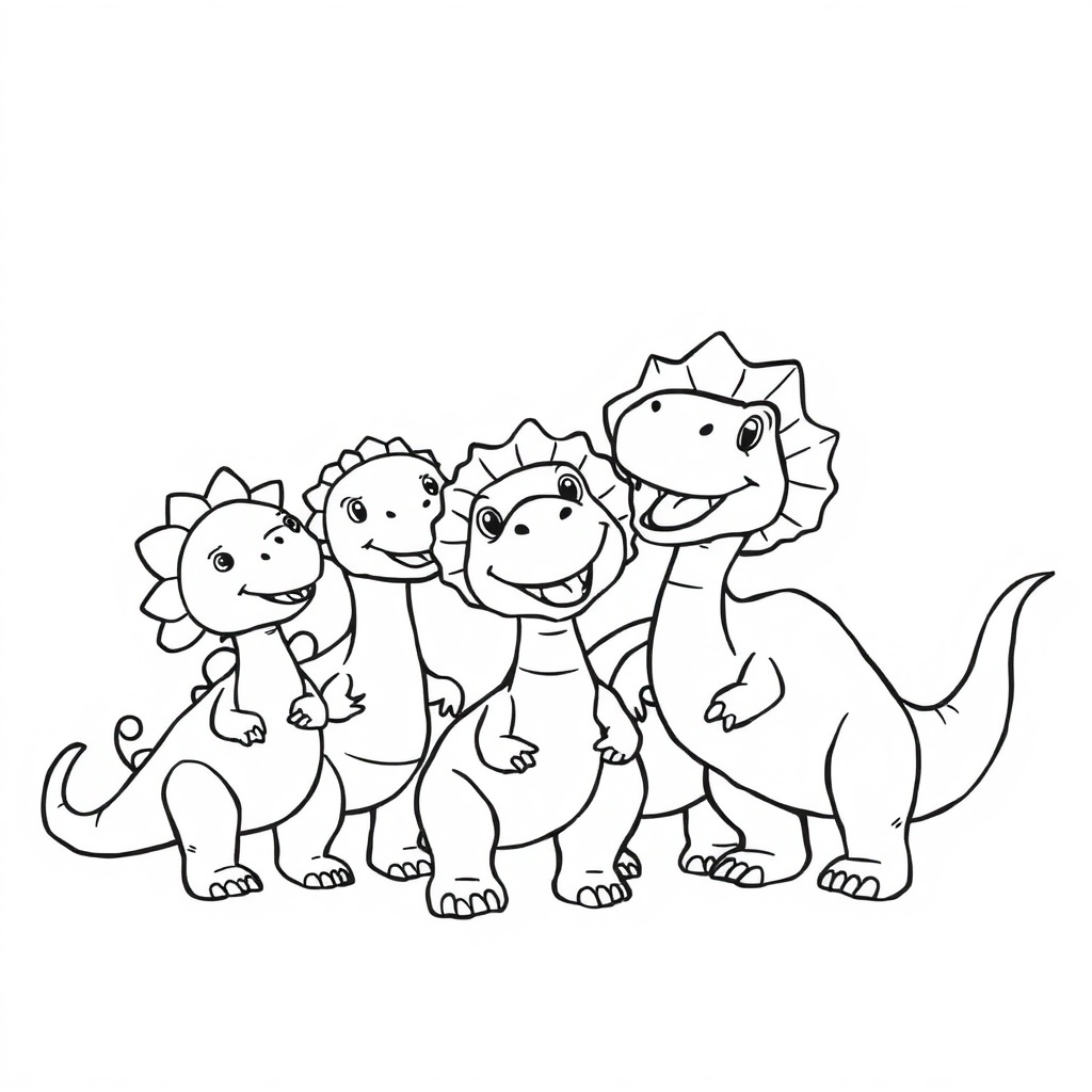 dinosaur coloring page 7