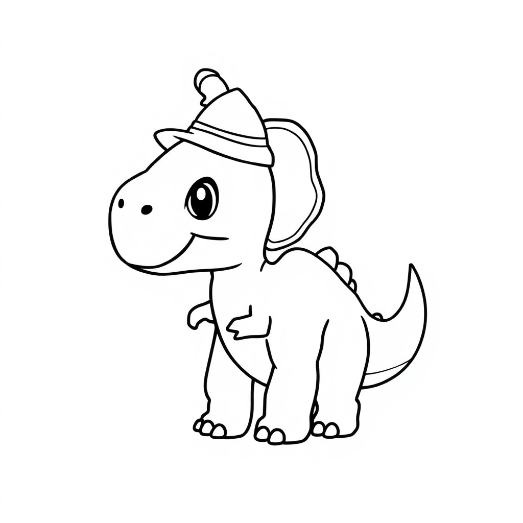 dinosaur coloring page 8