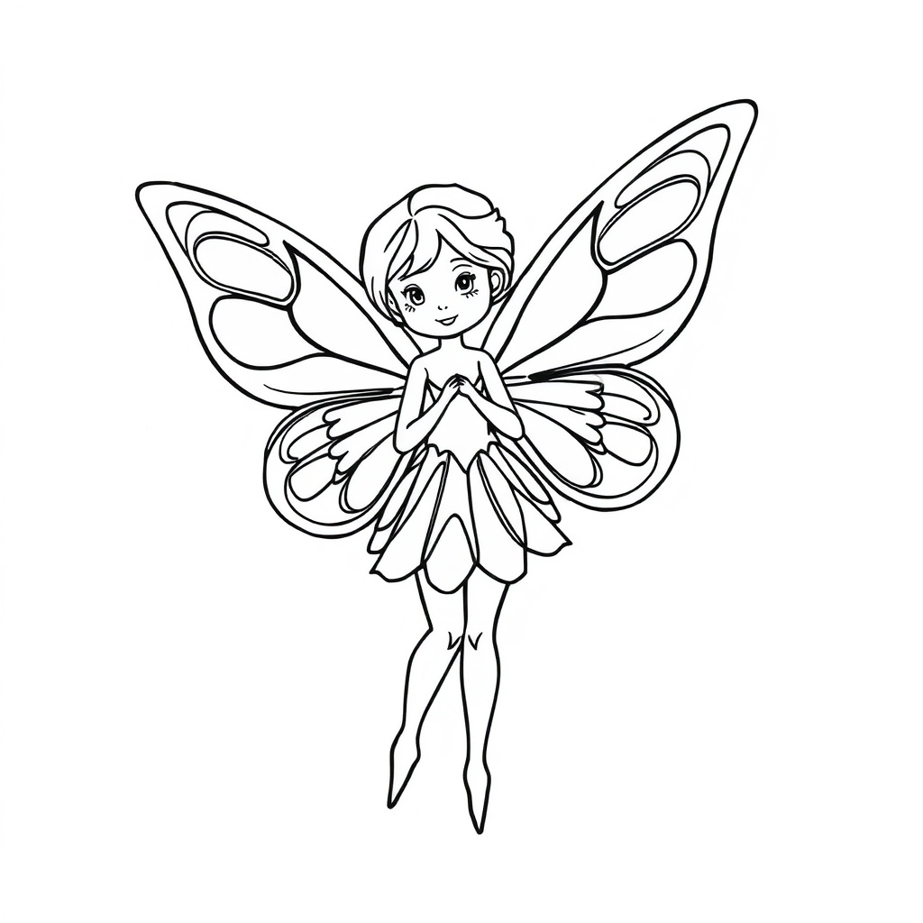 butterfly coloring page 7