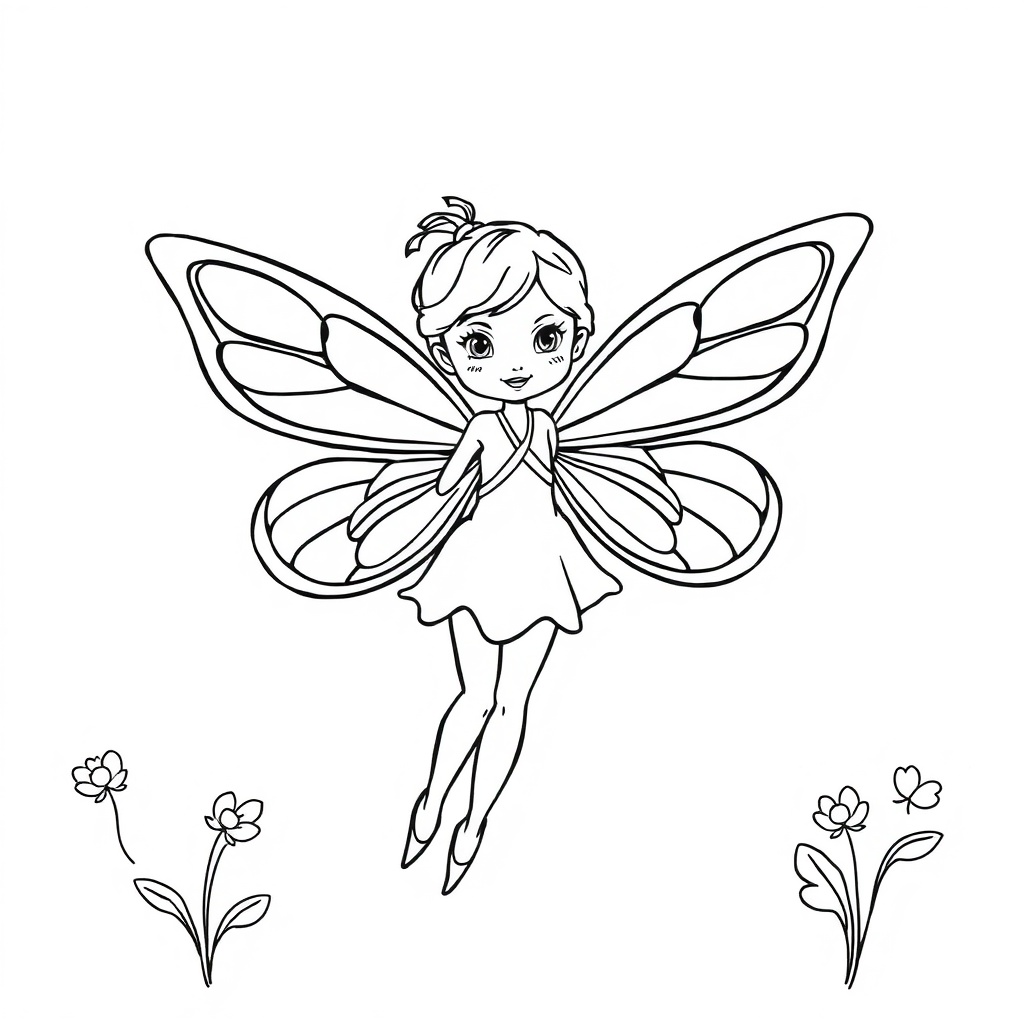 butterfly coloring page 7