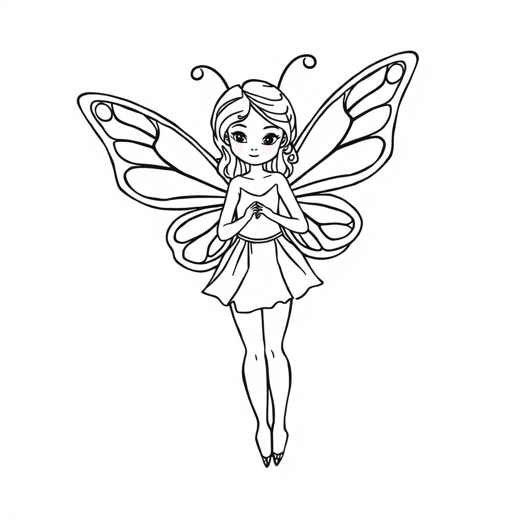 butterfly coloring page 7