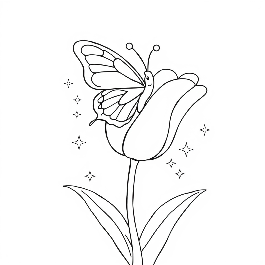 butterfly coloring page 8