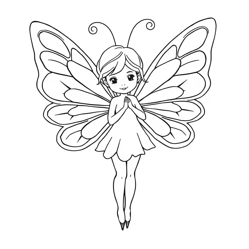 butterfly coloring page 7