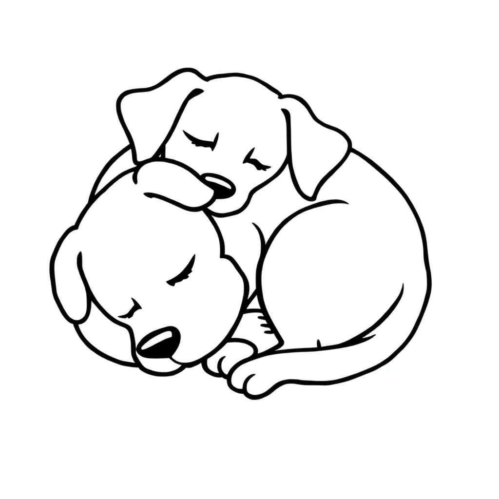 dog coloring page 5