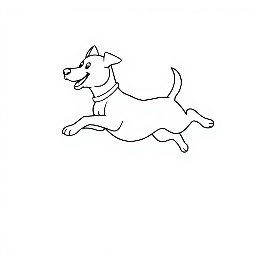 dog coloring page 6