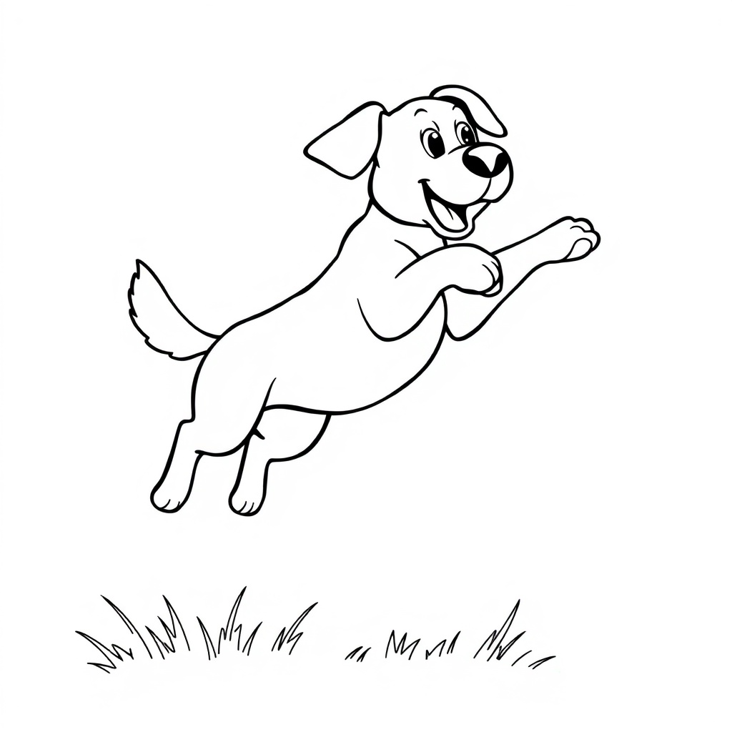 dog coloring page 6