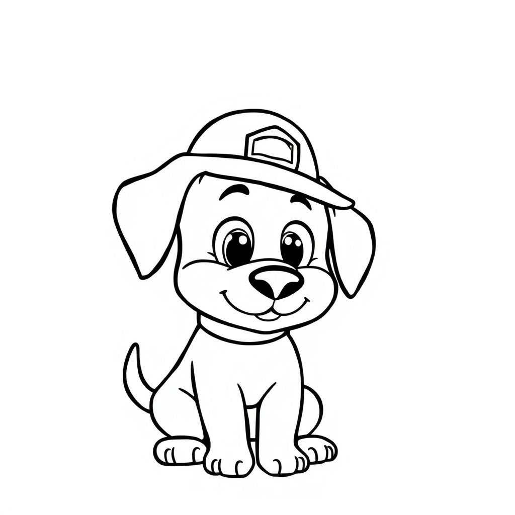 dog coloring page 7