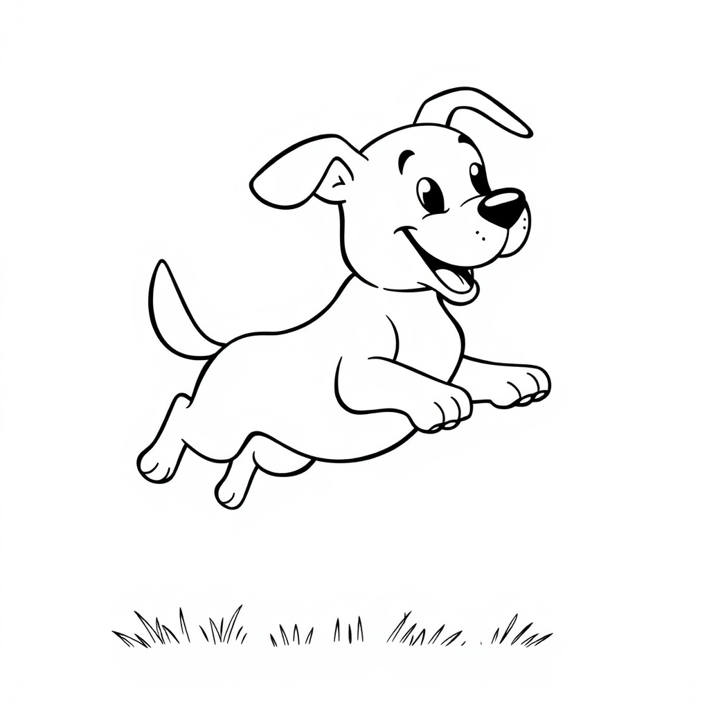 dog coloring page 6