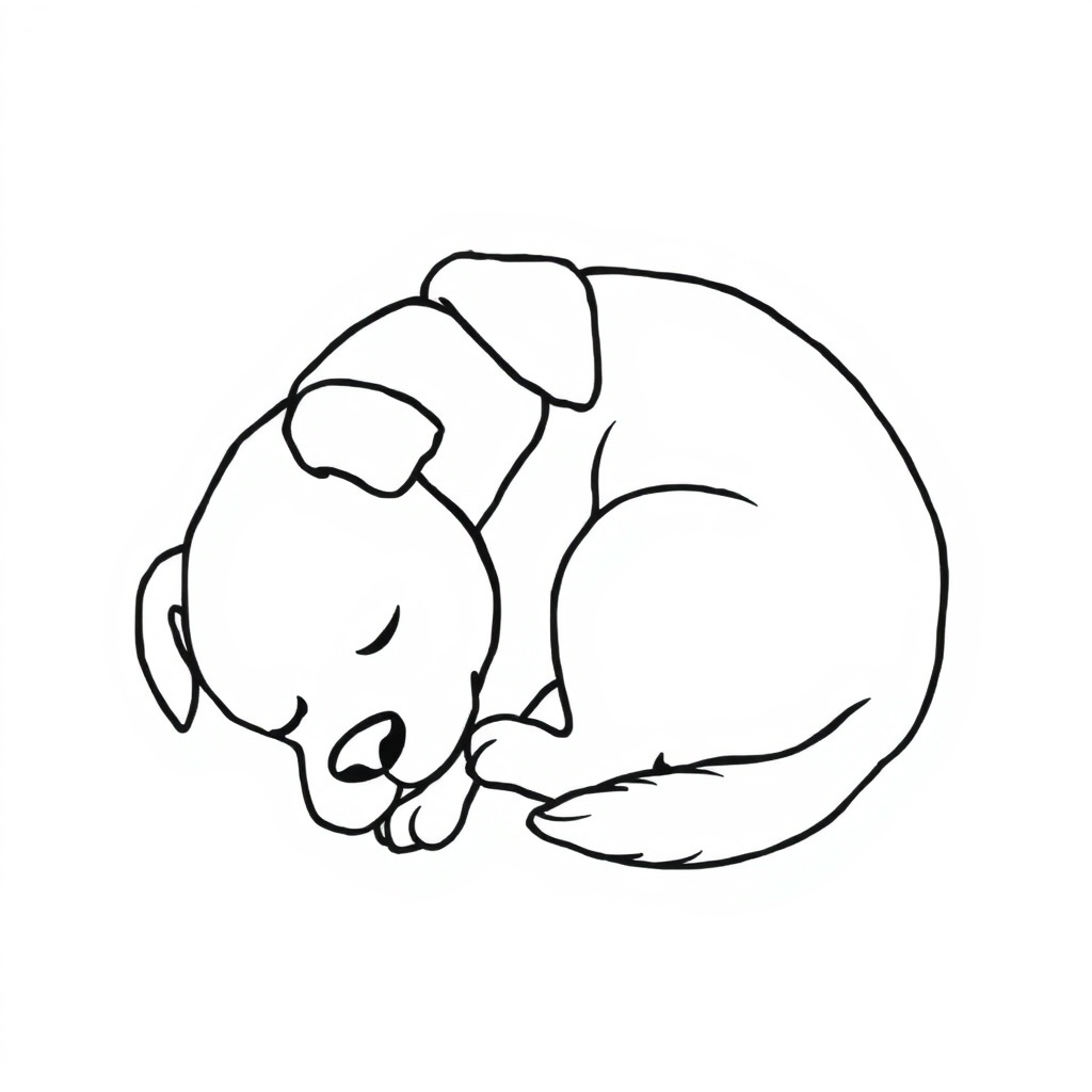 dog coloring page 5