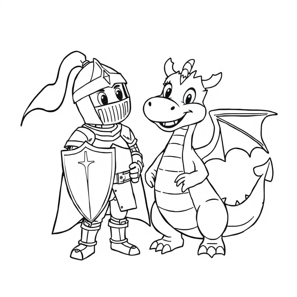dragon coloring page 5