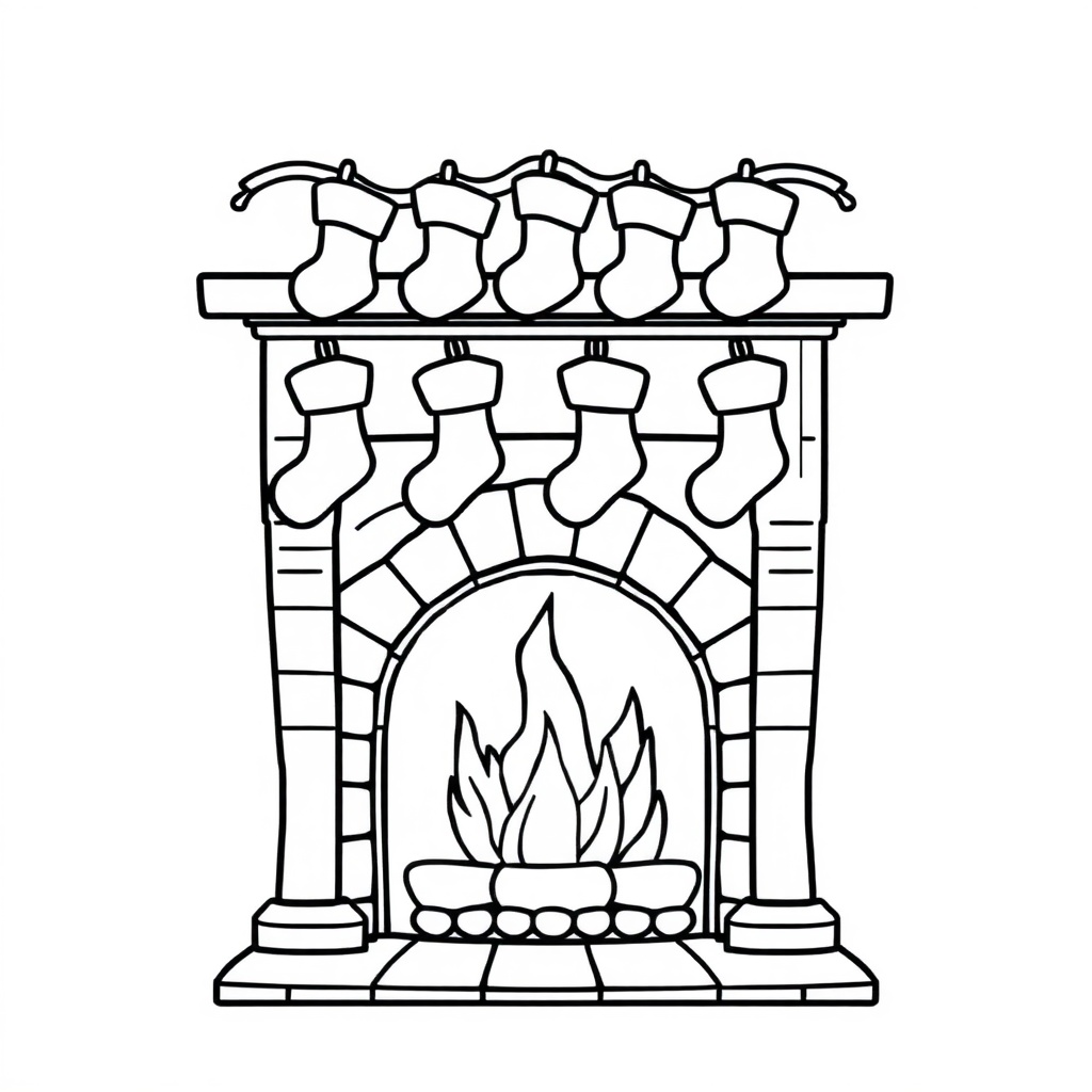 Christmas coloring page 8