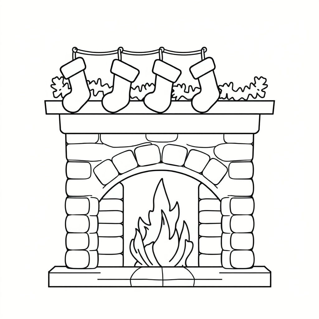 Christmas coloring page 8