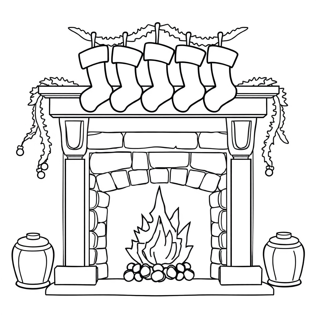 Christmas coloring page 8