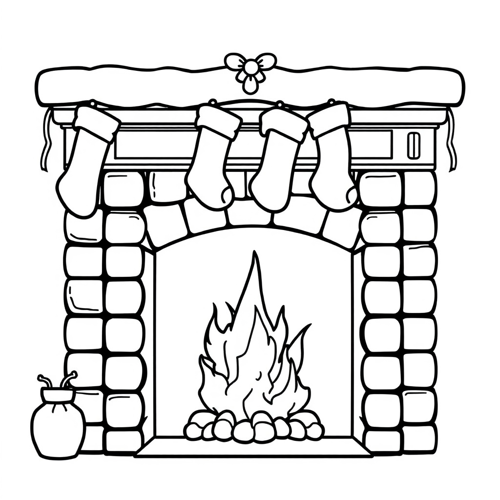 Christmas coloring page 8