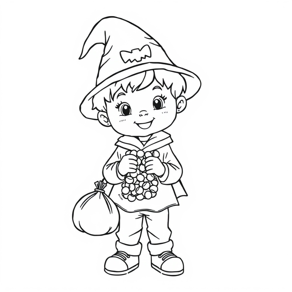 Halloween coloring page 6