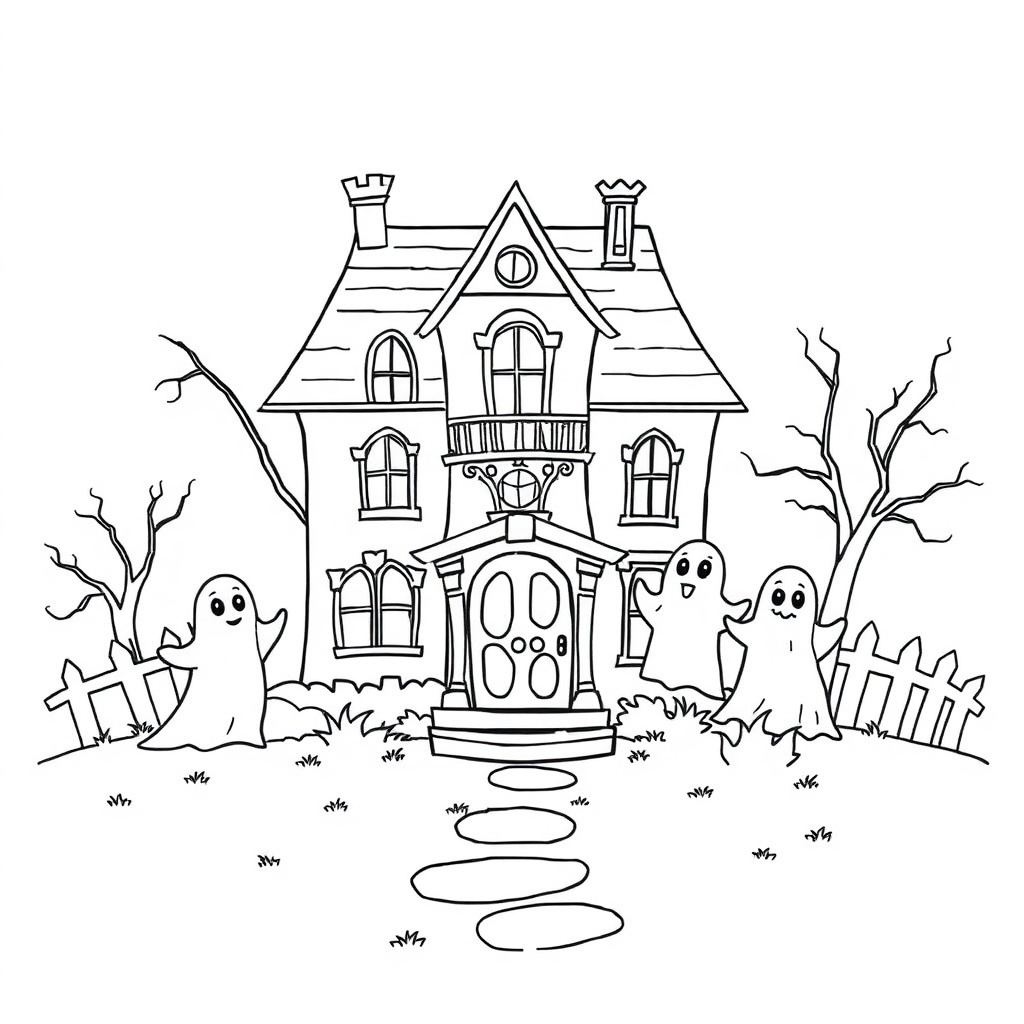 Halloween coloring page 7