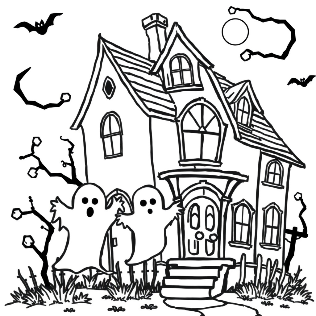 Halloween coloring page 7