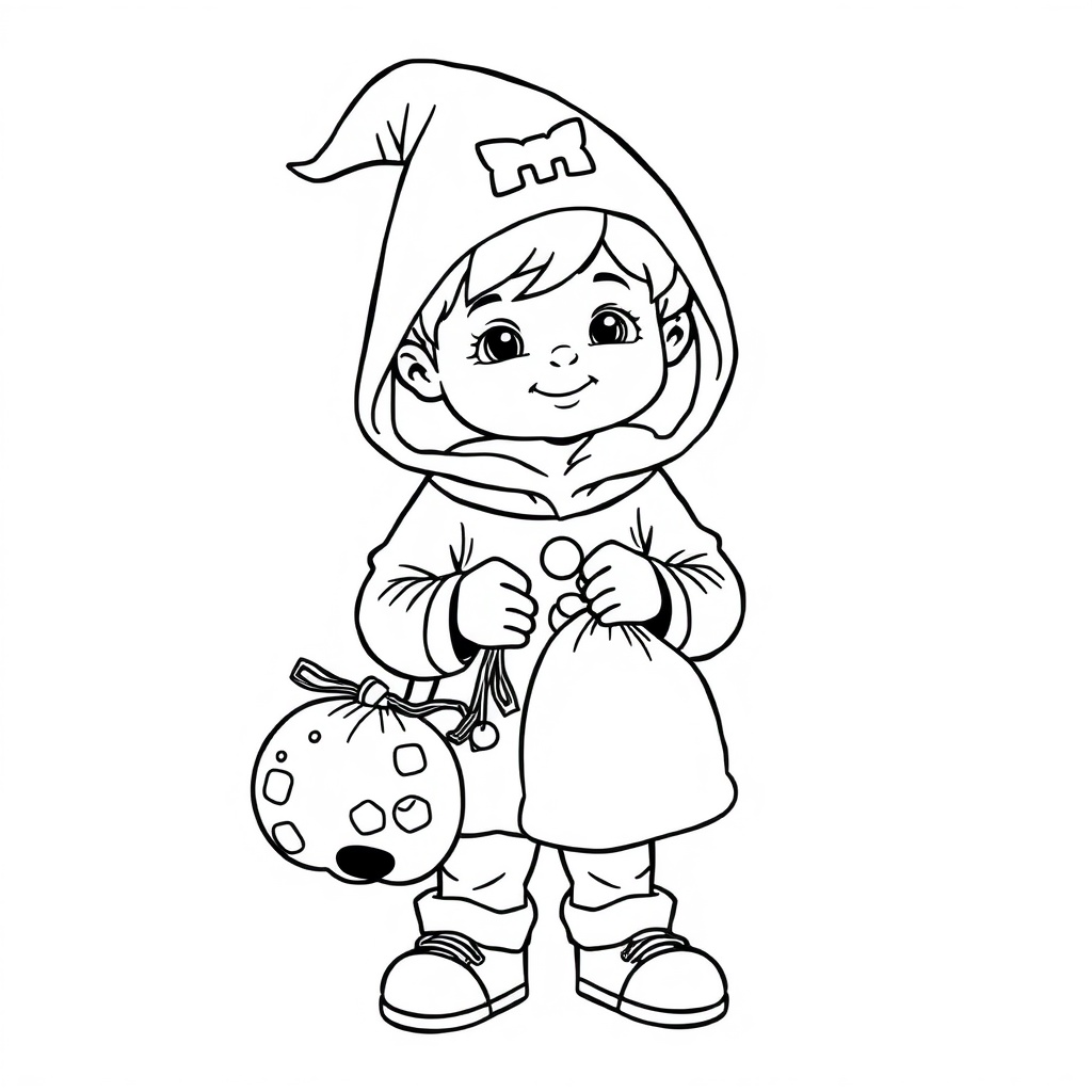 Halloween coloring page 6