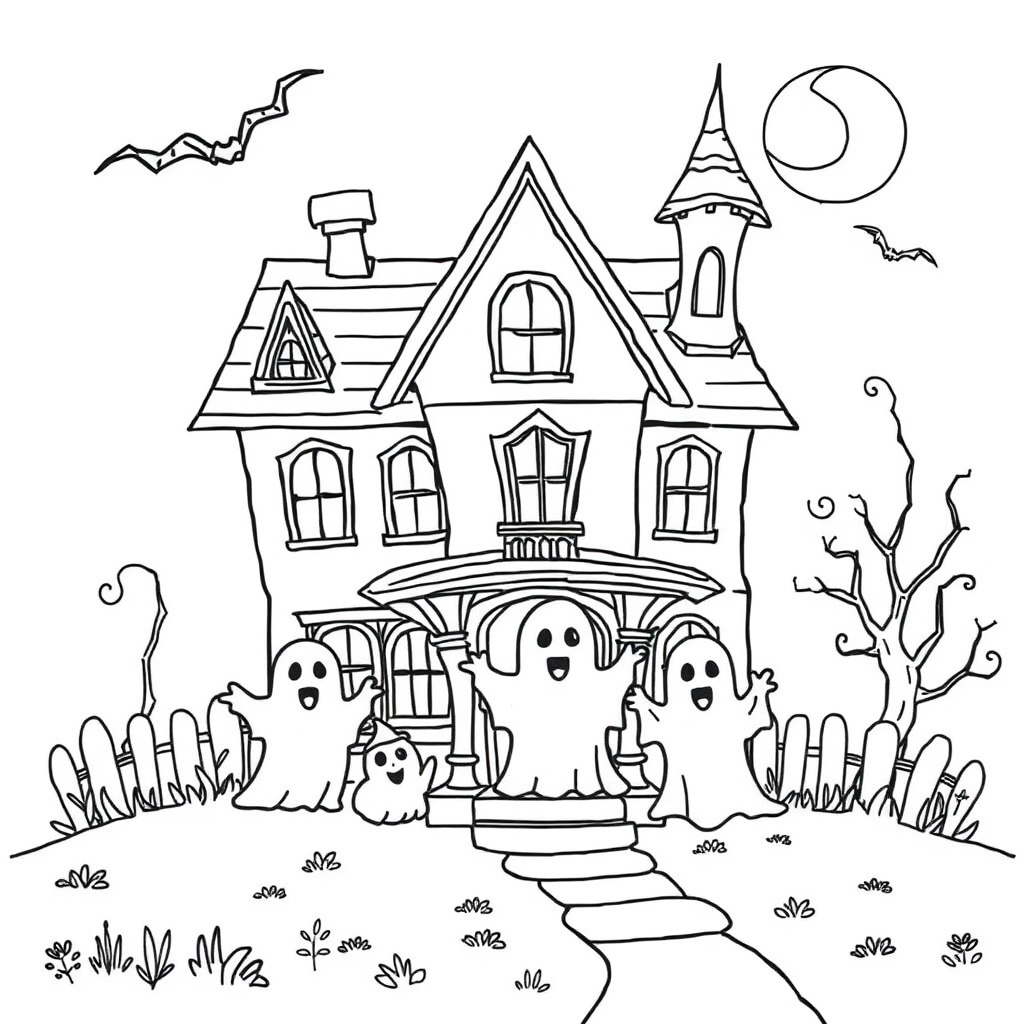 Halloween coloring page 7