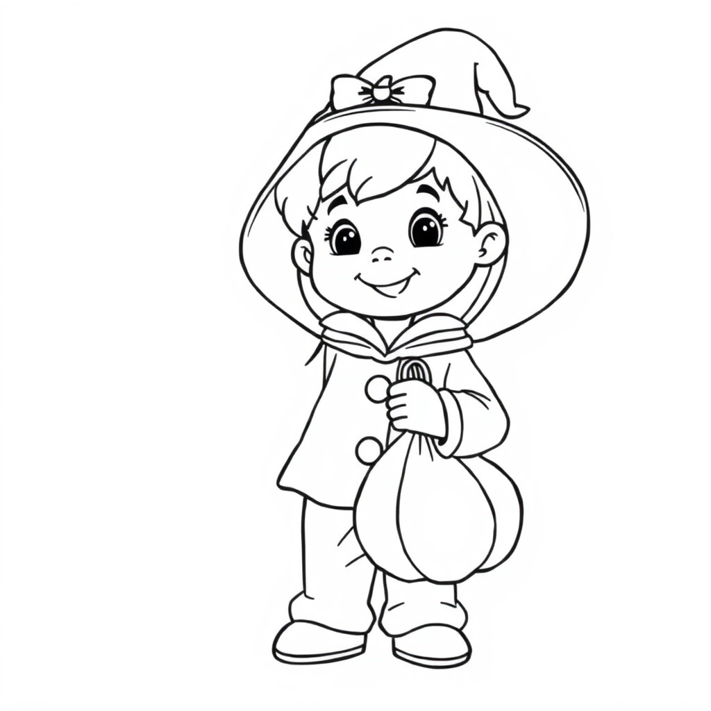 Halloween coloring page 6