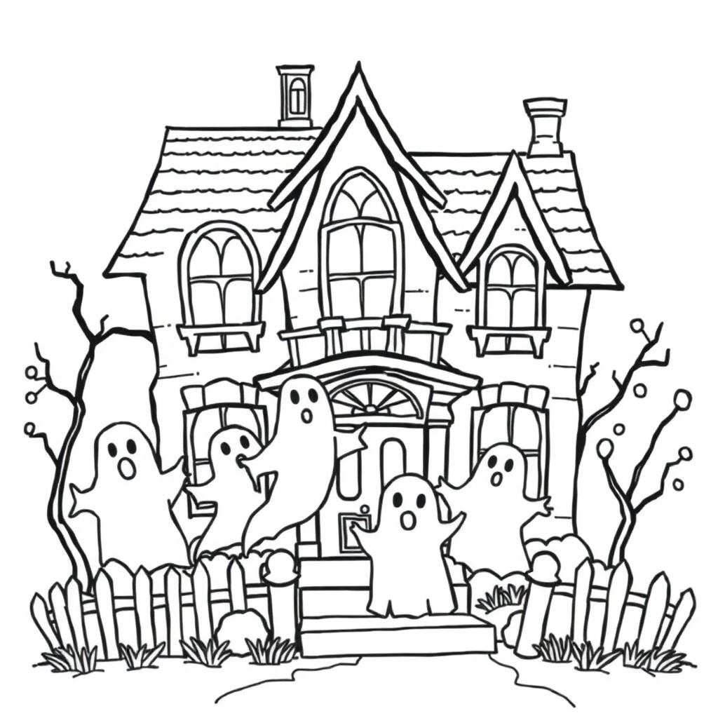 Halloween coloring page 7