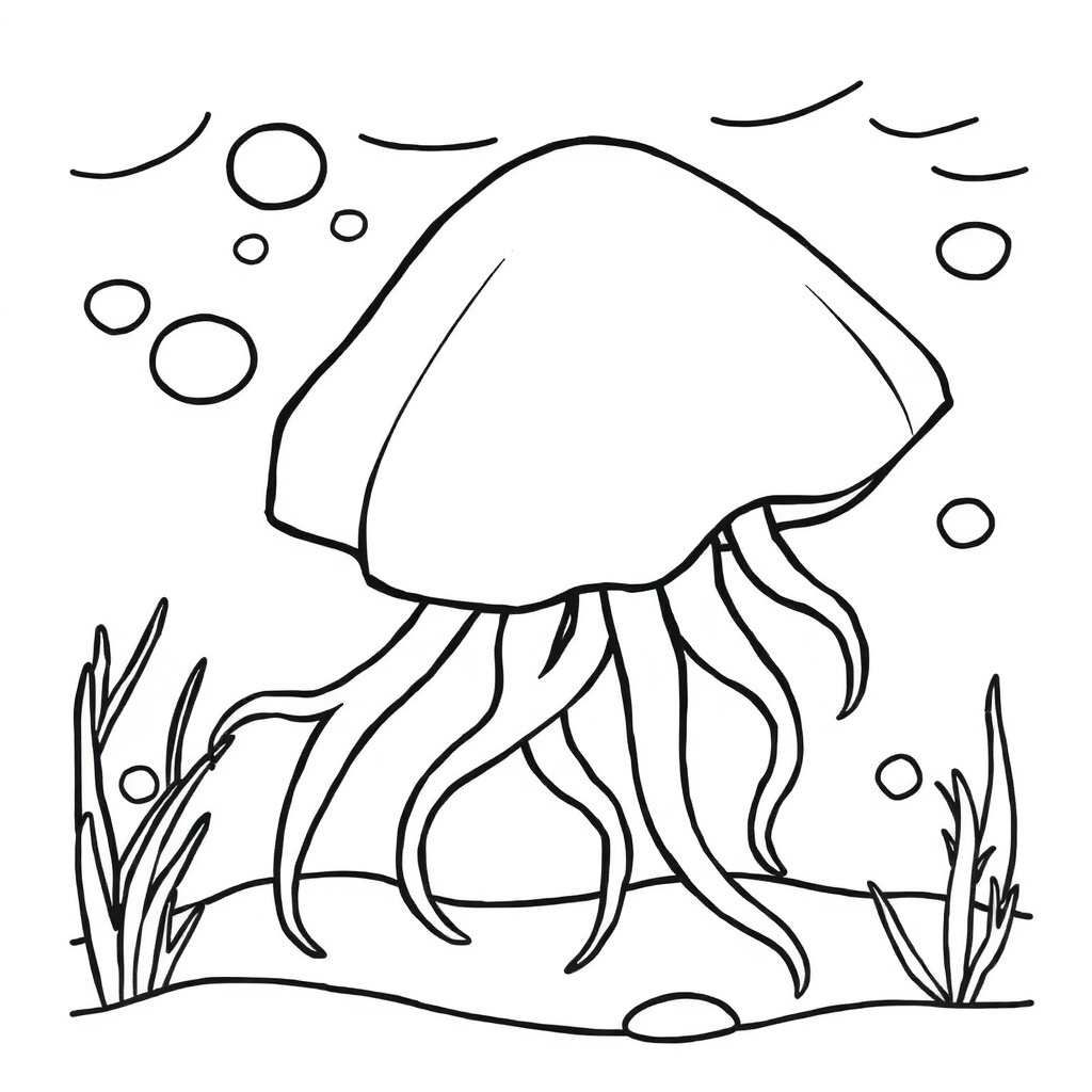 ocean coloring page 6