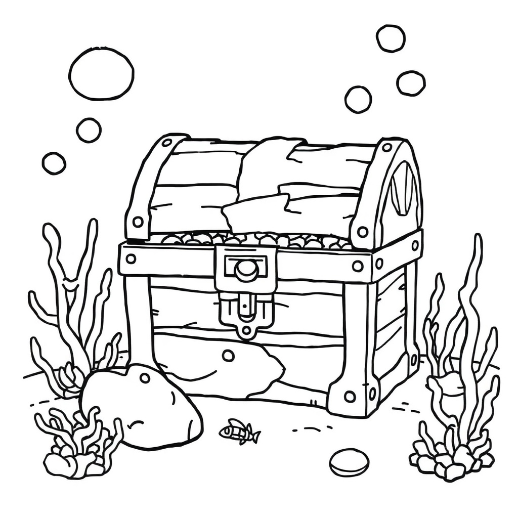 ocean coloring page 7