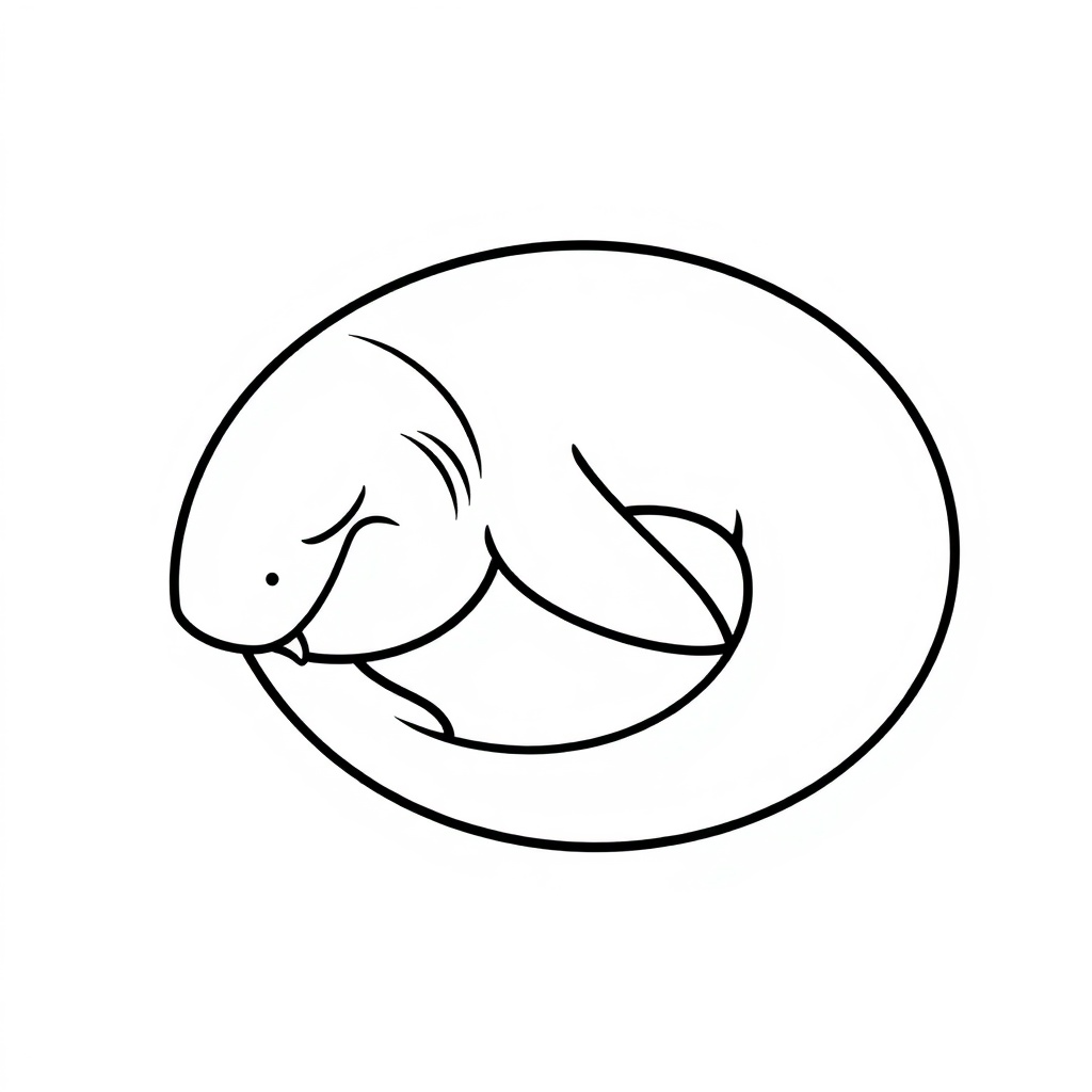 shark coloring page 5