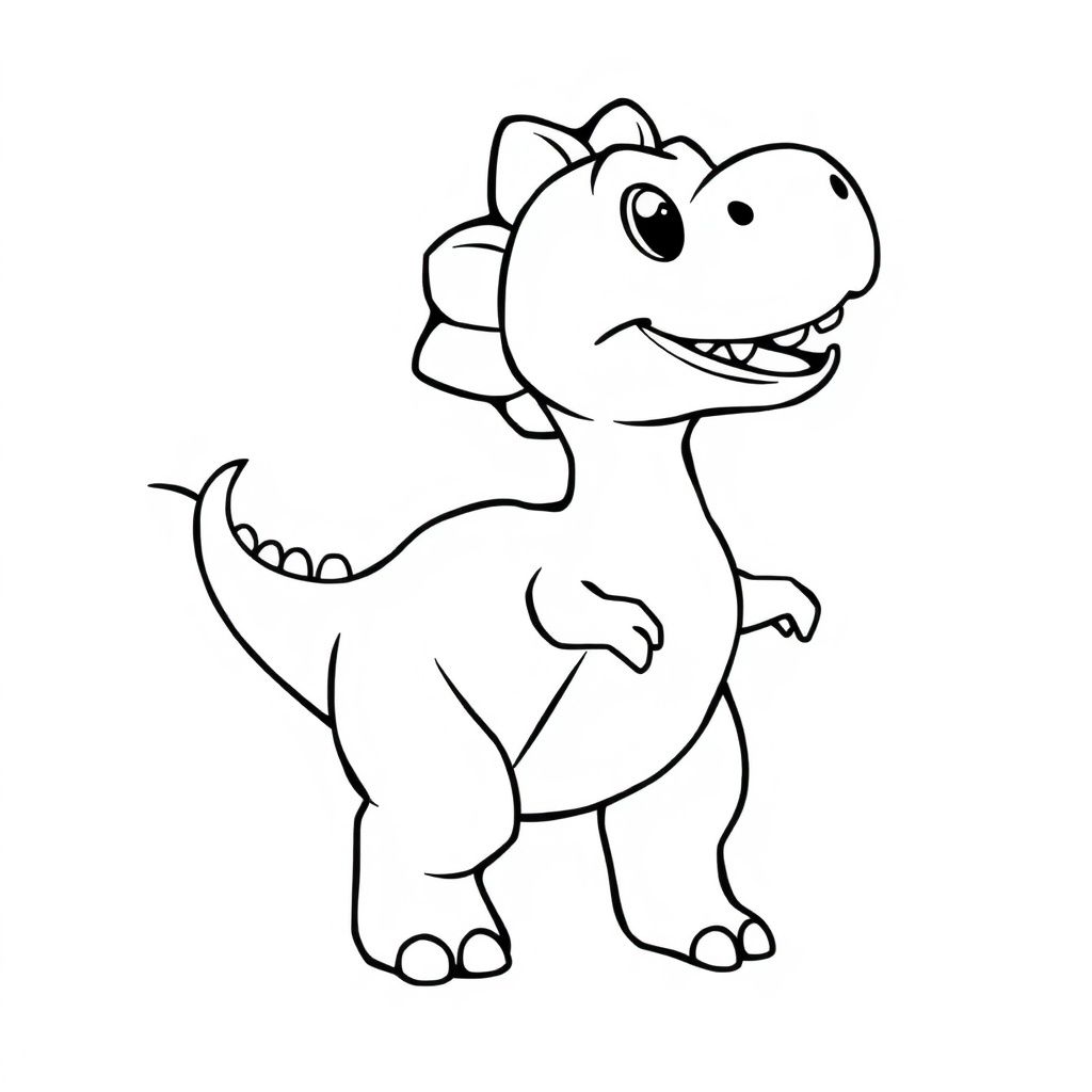 dinosaur coloring page 8