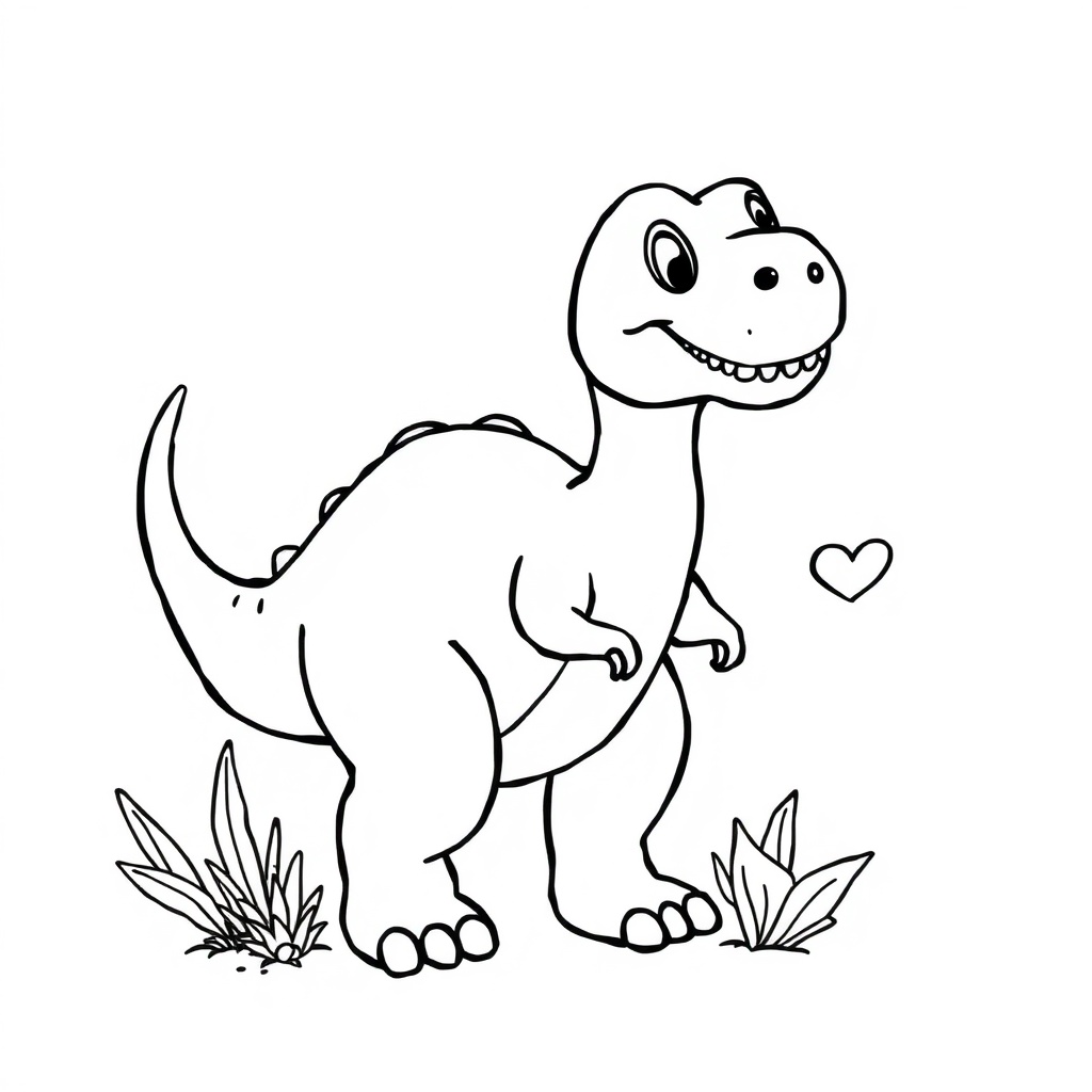 dinosaur coloring page 6
