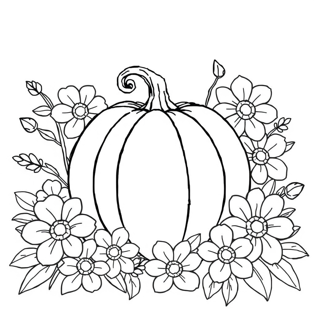 halloween pumpkin coloring page 5