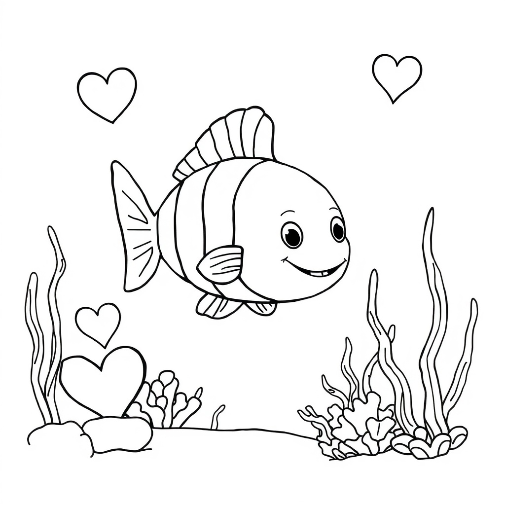 under the sea coloring page 6