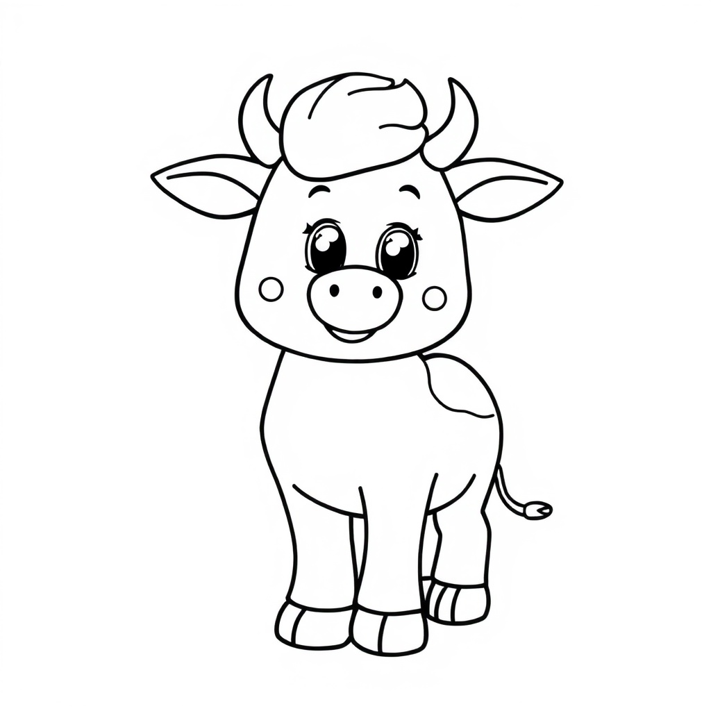 farm animal coloring page 8