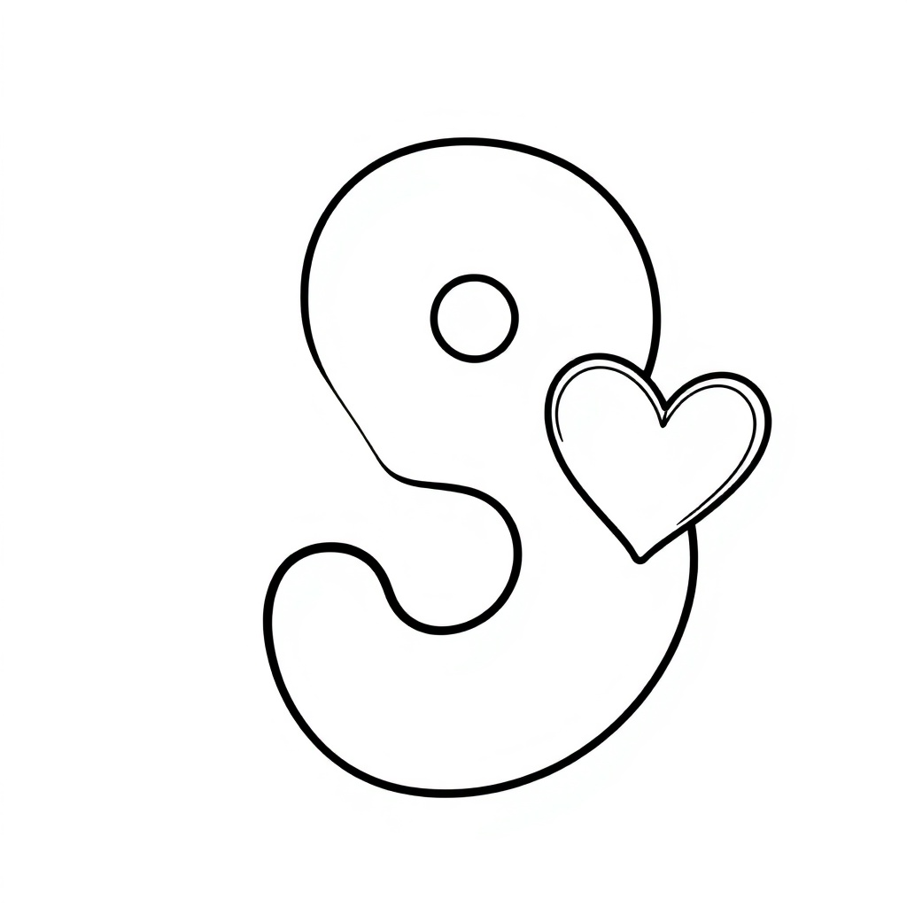 number coloring page 6