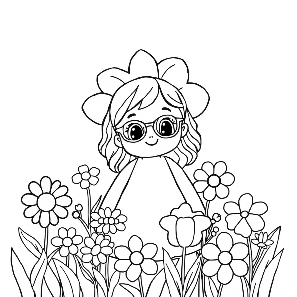 summer coloring page 5