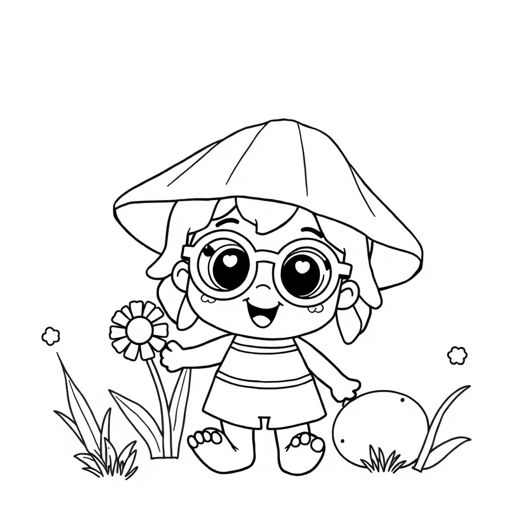 summer coloring page 8